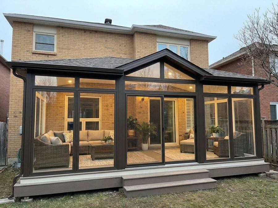 After — 4-season sunroom